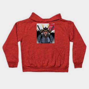 Tiger Samurai Warrior Kids Hoodie